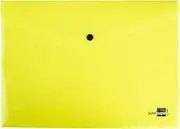 Liderpapel Dossier A4 Yellow Fluorescent Opaque Polypropylene Brooch 50 Sheets