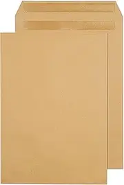 Q-Connect B4 Envelope 353x250mm Pocket Self Seal 90gsm Manilla (Pack of 250) KF02893