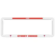 AFL Number Plate Frame - Sydney Swans - NPAFLSWA