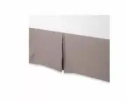 Palais Royale Hotel Collection Twin Bedskirt Stone 18" Drop Length 400 Thread Ct