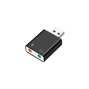 Sound Card USB 2.0 To 3.5mm Audio Adapter Headphone Jack Stereo Mic Headset 3D