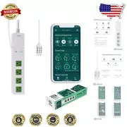 Precision Grow Hub+ for Indoor Gardening: Monitor Light, Temp & Humidity