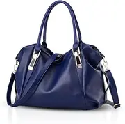 [NICOLE & DORIS] Nicole&Doris new bag ladies classic casual fashion soft bag portable shoulder bag women Messenger bags women purse(Sapphire)