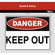 Fantastic Stickers Keep Out Sign 25cm - B-FB25-HSD-KO