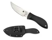 Spyderco Knives Bill Moran Fixed Blade Knife Black FRN VG-10 FB01P
