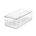 iDesign The Home Edit Egg Bin/Tub Kitchen Fridge Storage/Organiser Clear 30cm