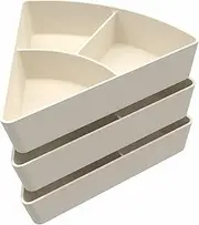 Inspire My Play - 3 x Silicone Sorting and Organising Compartments - Compatible with Sensory PlayTray - Tuff Tray Accessories - Early Development & Activity Toys for Disabled Children - Stone