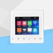 2/4 Channel Home Audio Digital Wall Amplifier Bluetooth Touch Key Stereo Speaker