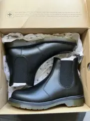 SIZE US 10 - Dr Martens 2976 Smooth Black Chelsea Boots