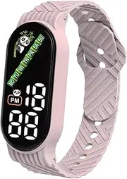 Xasbseulk Touchscreen, Waterproof Digital Wrist, Kids Smart with Alarm Clock and Clear Display, Lightweight Activity Trackerr, Portable Fitness for
