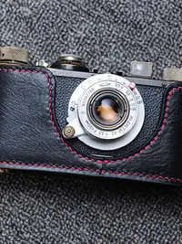 在飛比找Yahoo!奇摩拍賣優惠-徠卡Leica 1型相機皮套l手工相機包保護牛皮真皮配件