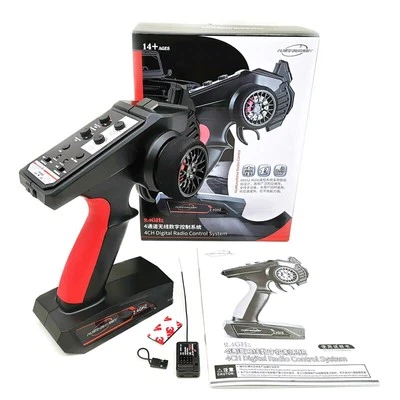 4CH Digital Radio Control System 2.4GHz Transmitter+Receiver for RC Car Boats E