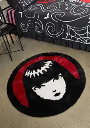 [Dolls Kill x Emily The Strange] Girl Angst Circle Rug