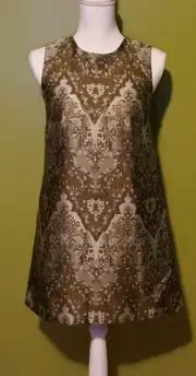 Cynthia Rowley Women's Shift Dress Olive Size 0 Retail $268