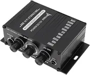 Ksrnsne Power Amplifier Audio Karaoke Home Theater Amplifier 2 Channel Class D Amplifier USB/SD AUX Input