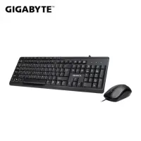 在飛比找momo購物網優惠-【GIGABYTE 技嘉】KM6300 有線鍵鼠組