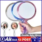Double-Sided Handheld Mirror 1X/3X Magnifying Mirror with Handle Makeup Mirror