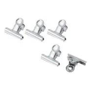 5 x Spring Loaded 1.5" Width Binder File Paper Clips Clamps