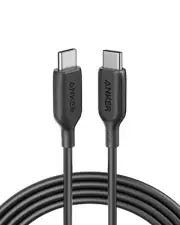 Anker 6ft 60W Braided USB-C to USB-C Type C Max Fast Charging Cable - White