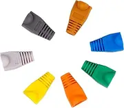 100Pcs Connect Plug Cover Durable Plastic Connector Boots Caps for Ethernet Network Cables Keeps Cable Ends Dry and Functioning Properly