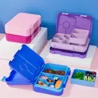 Divided Lunch Box Interlayer Leakproof Storage Box Microwave Oven Bento Box