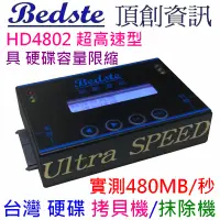 在飛比找PChome24h購物優惠-頂創資訊 1對1 中文 SSD 硬碟 拷貝機 對拷機 抹除機