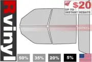 Rtint Precut Window Tint Kit for Chrysler New Yorker 1990-1993 Tinting Films (for: Chrysler)