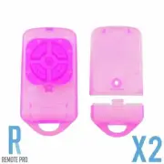 2 x ATA PTX4 Pink Genuine Enclosure/Case ONLY Garage/Gate Door Remote Securacode