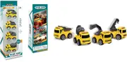 4 Pcs Die-Cast Construction Vehicle Set