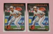 COLTON COWSER (2) RC 2024 TOPPS #257 BALTIMORE ORIOLES