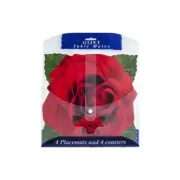 Tablemates - Roses Set of 4 Placemats and 4 Coasters