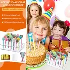 2pcs/set Display Holder Convenient Lightweight Acrylic 20 Holes Cake Pop Stand