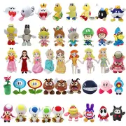 Super Mario Bros Ninji Princess Peach Toad Koopa Nabbit Peachette Plush Toy ETC