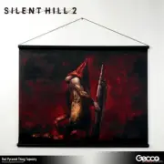 [W suede Tapestry Wall scroll] Pyramid Head SILENT HILL 2 B2 size New Japan