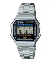 Casio Watch 80's Vintage Retro A168WA-1 A168WA A168