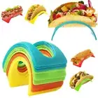 6pcs Plastic Tortilla Rack Stackable Pancake Rack Taco Rack Picnics