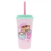 Pusheen Breakfast Club - Beaker & Straw