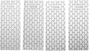 AIMALL 4pcs Diamond Knife Sharpener Set, Honeycomb Sharpening Stones, 6x2.5 Inch, Grits 400# 600# 1000# 1200#, Professional Sharpening Kit