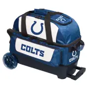 KR Strikeforce NFL Indianapolis Colts 2 Ball Roller Bowling Bag