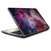 Universal Laptop Skins Wrap for 14" - red pink blue galaxy cosmic