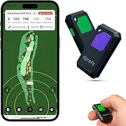 Dprofy Golf Caddie Pro Smart Golf GPS Range Finder, 2Pcs GPS Devices Work with Dprofy APP, Voice Broadcast Course and Hole Distance Information, Support Two People Use