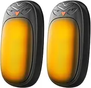 Hand Warmers, Rechargeable Portable, 2 in 1, 3 Heat Settings,3600mAh USB Rechargeable Fast Heating, Portable Hand Warmer for Men, Women, Cold Weather, 9x5x1.6cm, ABS+Aluminum Alloy