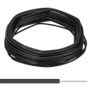 22AWG Solid Electric Wire, 49Ft Hook Up Tinned Copper Wire, Black