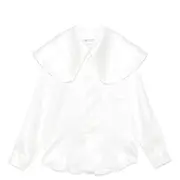 [COMME des GARCONS COMME des GARCONS] Polyester Satin Thin Blouse