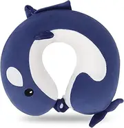 [TSLBW] Travel Pillow Animal Travel Pillow Neck Support 30 x 30 cm Memory Foam Neck Pillow Cute Children Travel Pillow U-Shaped Memory Foam Neck Pillow Adult Neck Pillow for Car Plane Train Office Home (E)
