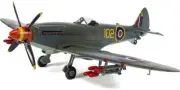 Supermarine Seafire F.XVII Fighter Aircraft and 3 Schemes 1/48 Model Kit by
