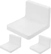 Totority 1Set Multi Function Wall Display Rack Adhesive Planter Bracket Shelf for Flowers Plants and Items Space Saving Storage for Home and Garden