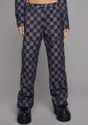 [Poster Grl] Chase Nobody Checkered Pants