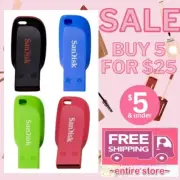 SANDISK Cruzer Blade 16GB Flash Drive [CHOOSE your COLOR] [Buy 5 for $25]