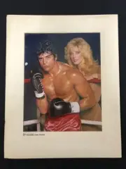 MAG: TV Guide Cover Print: Erik Estrada and Morgan Fairchild boxing 1982